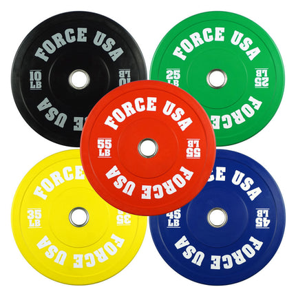 Force USA Plate Pro Grade Coloured Bumper Plate Sets