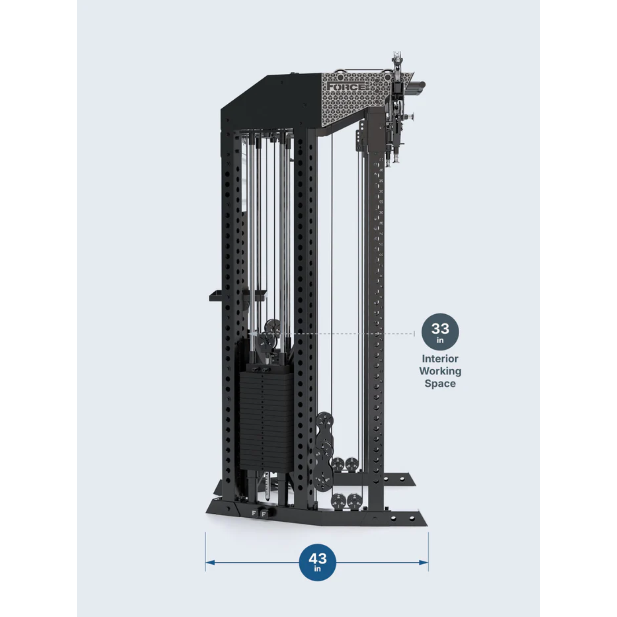 Ftr Rack Mold Force USA 3x3 Functional Trainer Rack – Force USA (Canada)